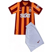 Legent Lady Kırmızı-Sarı Çubuklu 100.YIL Özel Tasarım Çocuk Forması Mauoro Forması Yeni Sezon