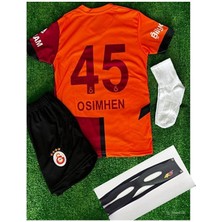 Legent Lady Yeni Sezon 2024/25-GÆLATASARÆY-VICTORR-OSIMHEN45 Çocuk Parçalı Forması Maske Hediyeli