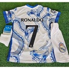 Legent Lady Real Madrid C.ronaldo Çocuk Forması Mavi Beyaz