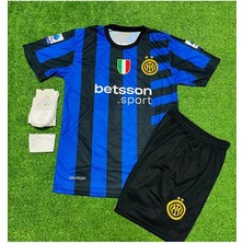 Legent Lady Inter 2024/25 Yeni Sezon #10 Lautaro Martinez Iç Saha Çocuk Forması 4'lü Set