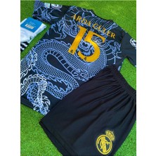 Legent Lady #15 /arda /güler Real Madrid 2024/25 Yeni Sezon Dragon Desenli Konsept Çocuk Forması 4'lü Set