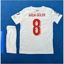 Legent Lady Türkiye Milli Takım /.arda./güler-8 Beyaz Deplasman Çocuk Forması 4'lü Set