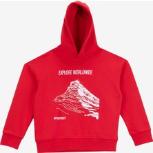 Discovery Expedition Baskılı Erkek Çocuk Kırmızı Sweatshırt D5WB-SWT3064