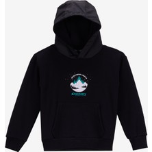 Discovery Expedition Baskılı Erkek Çocuk Siyah Sweatshırt D5WB-SWT3012