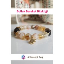 Kadın Bolluk Bereket Bilekliği - Doğal Taş - Para - Bereket - Başarı - Mutluluk