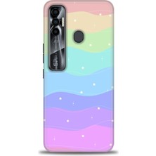 Rulet Tecno Spark 7 Pro Kılıf Hd Baskılı Kılıf + Seramik Tam Kaplayan Ekran Koruyucu 423