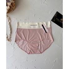 Intive Lingerie Alina Dikişsiz Iz Yapmaz Yüksek Bel Üstün Kalite Beli Yazılı Hafif Slip