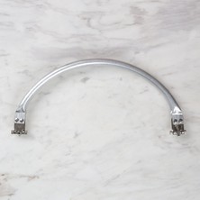 Metal Gizli Çanta Bursu Oval Çift Vidalı 24 cm (1 Adet)