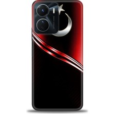 Rulet Vivo Y16 Kılıf Hd Baskılı Kılıf + Seramik Tam Kaplayan Ekran Koruyucu 31