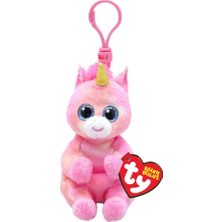 OMZ Ty Beanie Bellies Peluş Unicorn Anahtarlık Skylar Kız Erkek Çocuk Oyuncak Eğitici Oyuncaklar