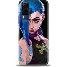 Vivo Y53S Kılıf Hd Baskılı Kılıf + Seramik Tam Kaplayan Ekran Koruyucu 271