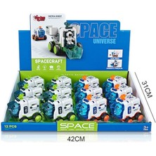 paraply MG-D400-42 Sürtmeli Astronotlu Uzay Aracı - 1ADET Stokta Olan Gönderilir Kız Erkek Çocuk Oyuncak Eği