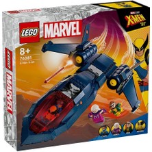 paraply 76281 Lego® Marvel X-Men X-Jet 359 Parça +8 Yaş Kız Erkek Çocuk Oyuncak Eğitici Oyuncaklar