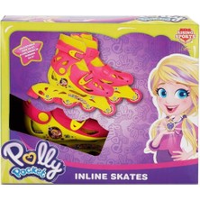 paraply 02466 Polly Pocket Inline 4 Teker Paten 34-37 Kız Erkek Çocuk Oyuncak Eğitici Oyuncaklar