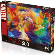 OMZ Ks Puzzle 500 Parça Color Universe Renk Evreni Kız Erkek Çocuk Oyuncak Eğitici Oyuncaklar