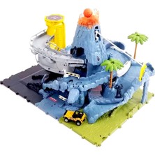 paraply Matchbox Aksiyon Sürücüleri Volkanik Alanda Macera Oyun Seti HHW21 Kız Erkek Çocuk Oyuncak Eğitici O