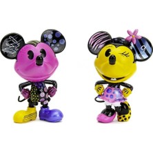 paraply Disney Mickey & Minnie Özel Üretim 2 Figür 10CM Kız Erkek Çocuk Oyuncak Eğitici Oyuncaklar