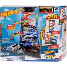 paraply HKX43 Hot Wheels Heyecanlı Yarış Kulesi Kız Erkek Çocuk Oyuncak Eğitici Oyuncaklar