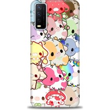 Vivo Y11S Kılıf Hd Baskılı Kılıf + Seramik Tam Kaplayan Ekran Koruyucu 491