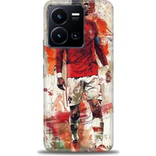 Vivo Y35 Kılıf Hd Baskılı Kılıf + Seramik Tam Kaplayan Ekran Koruyucu 2