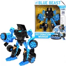 OMZ Deformation Warrior Robota Dönüşen Araba - 5898-B6 Kız Erkek Çocuk Oyuncak Eğitici Oyuncaklar