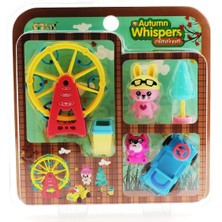 paraply Kedi Şehri Arabalı Oyun Parkı Seti Blister Kız Erkek Çocuk Oyuncak Eğitici Oyuncaklar