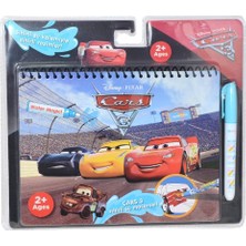 OMZ BK004 Gepettoys, Cars Sihirli Boyama Kitabı Kız Erkek Çocuk Oyuncak Eğitici Oyuncaklar