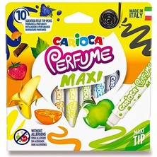 OMZ Carioca Kokulu Jumbo Keçeli Boya Kalemi 10'lu Kız Erkek Çocuk Oyuncak Eğitici Oyuncaklar