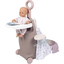 paraply 7600220374 Baby Nurse Çocuk Odası Valizi 3 In 1 -Smoby Kız Erkek Çocuk Oyuncak Eğitici Oyuncaklar
