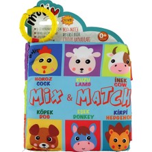 OMZ Bul & Eşleştir Kitap Çiftlik Hayvanları Kız Erkek Çocuk Oyuncak Eğitici Oyuncaklar