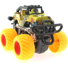OMZ Die Cast Off Road Dev Sarı Teker Araba Kız Erkek Çocuk Oyuncak Eğitici Oyuncaklar