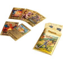 paraply Pokemon Gold Trading Kart 10’lu Paket Kız Erkek Çocuk Oyuncak Eğitici Oyuncaklar