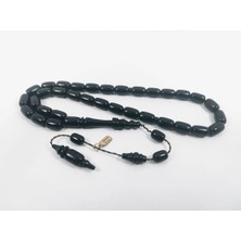 İskeçe Tesbih Ayhan Turan Usta Eseri Şeffaf Delim Çift Kat Cilalı Halkalı Imame Bakalit Sertifikalı 8633