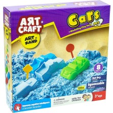 paraply Dede Art Craft Arabalar Kinetik Kum Seti 500GR Kız Erkek Çocuk Oyuncak Eğitici Oyuncaklar