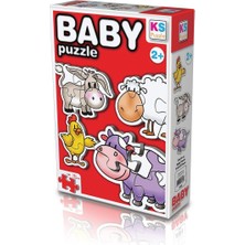OMZ 12002 Ks, Baby Puzzle Farm Kız Erkek Çocuk Oyuncak Eğitici Oyuncaklar