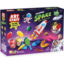 paraply 03733 Inanılmaz Uzay Oyun Hamur Seti 380 gr Kız Erkek Çocuk Oyuncak Eğitici Oyuncaklar