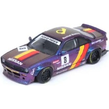 paraply Inno 1/64 Nissan Silvia S14 Boss Rocket Bunny Purple Kız Erkek Çocuk Oyuncak Eğitici Oyuncaklar