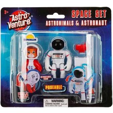 paraply Astro Venture Astronimals & Astronaut Uzay Seti Kız Erkek Çocuk Oyuncak Eğitici Oyuncaklar