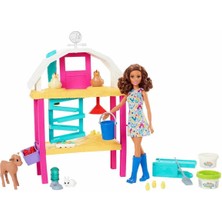 OMZ Barbie Eğlenceli Çiftlik Hayatı HGY88 Kız Erkek Çocuk Oyuncak Eğitici Oyuncaklar