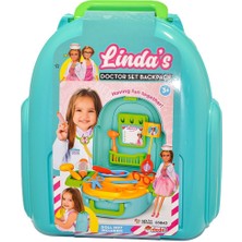 paraply 03843 Linda'nın Doktor Set Sırt Çantası Kız Erkek Çocuk Oyuncak Eğitici Oyuncaklar