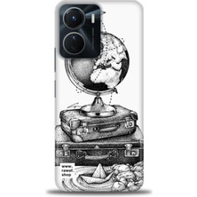 Rulet Vivo Y16 Kılıf Hd Baskılı Kılıf + Seramik Tam Kaplayan Ekran Koruyucu 83