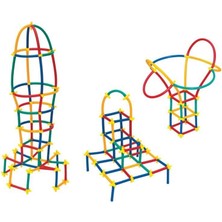 paraply Dede Süper Bambu Çubukları 300 Parça Kız Erkek Çocuk Oyuncak Eğitici Oyuncaklar