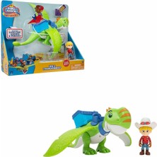 OMZ DNA02000 Dino Ranch Delüks Figür Paketi - DNR0007 +3 Yaş Kız Erkek Çocuk Oyuncak Eğitici Oyuncaklar