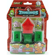 OMZ Zomlings 4'lü Paket Seri 1 Kırmızı Evli P00972 Kız Erkek Çocuk Oyuncak Eğitici Oyuncaklar