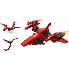 paraply Ausini Titan Uzaylı Savaşçı -4 Fire Wing 69 Parça Kız Erkek Çocuk Oyuncak Eğitici Oyuncaklar