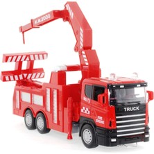 OMZ Die Cast Sürtmeli Vinçli Kurtarıcı Itfaiye Aracı Kız Erkek Çocuk Oyuncak Eğitici Oyuncaklar