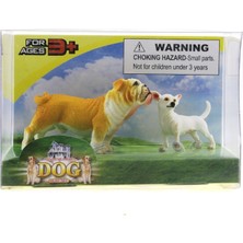 paraply Buldog ve Şivava (Chihuahua) Model Hayvan Köpek Kız Erkek Çocuk Oyuncak Eğitici Oyuncaklar