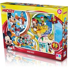 paraply Mch 113 Mickey Mouse 200 Parça Puzzle -Ks Puzzle Kız Erkek Çocuk Oyuncak Eğitici Oyuncaklar