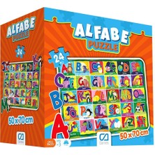 paraply 5027 Alfabe Yer Puzzle -Ca Games Kız Erkek Çocuk Oyuncak Eğitici Oyuncaklar
