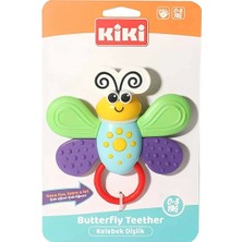 OMZ Kiki Kelebek Dişlik Çıngırak 2201 Kız Erkek Çocuk Oyuncak Eğitici Oyuncaklar